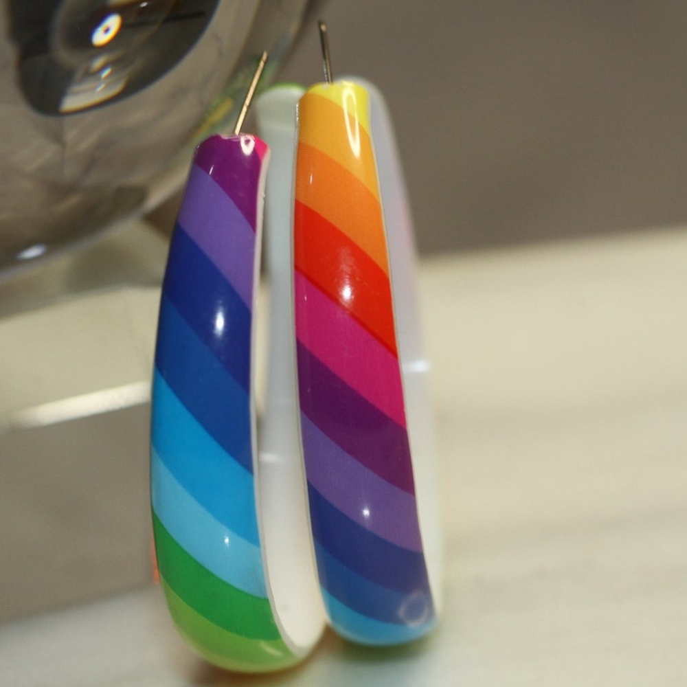 Multi Color Hoops